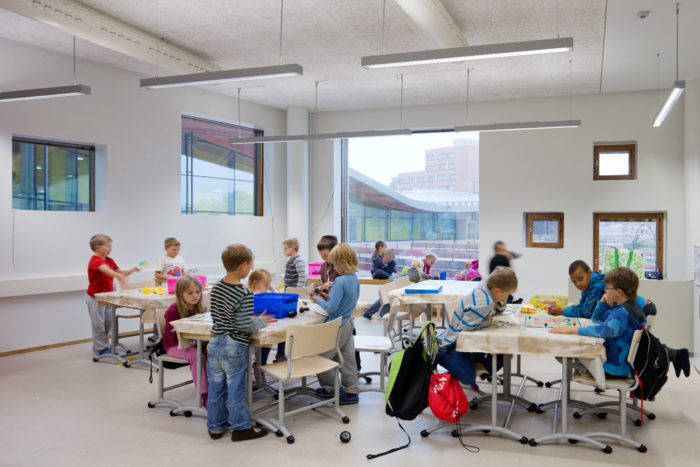 Saunalahti school in Espoo, Finland
Photo by Andreas Meichsner for Verstas architects